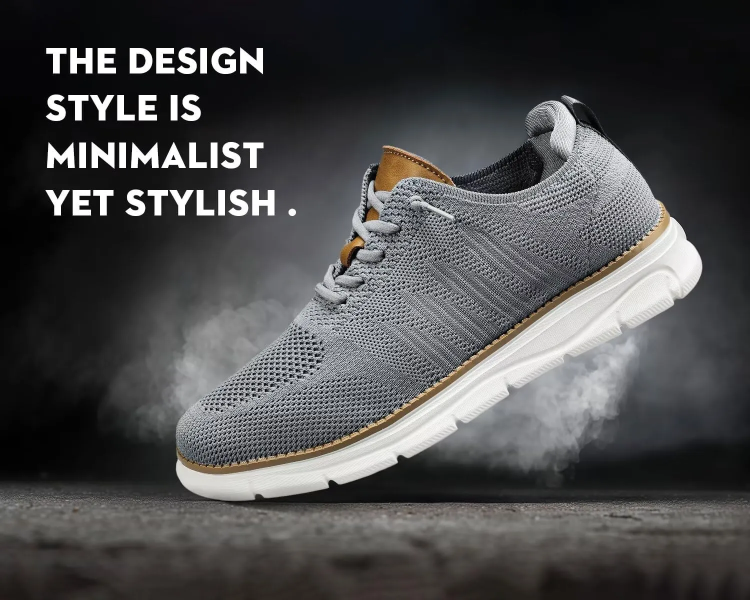 Mens Casual Oxfords Shoes Mesh Slip On Fashion Walking Dress Sneakers Work Lightweight Breathable Soft Sole