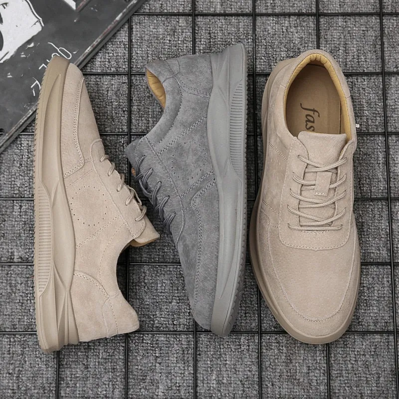 Men's Casual Shoes Breathable Leather Man Loafers Classic Walking Moccasins