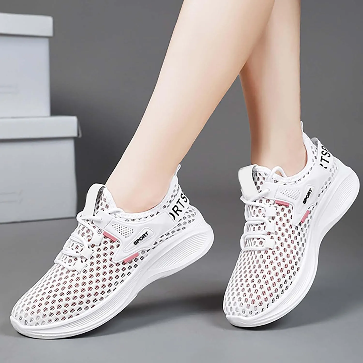 Mens Dress Shoes Casual Oxfords Shoes Knit Lightweight Non Slip Work Shoes Women Loafers Black Casual Shoes White Platform Sneakers White Tennis Shoe Loafers Shoe