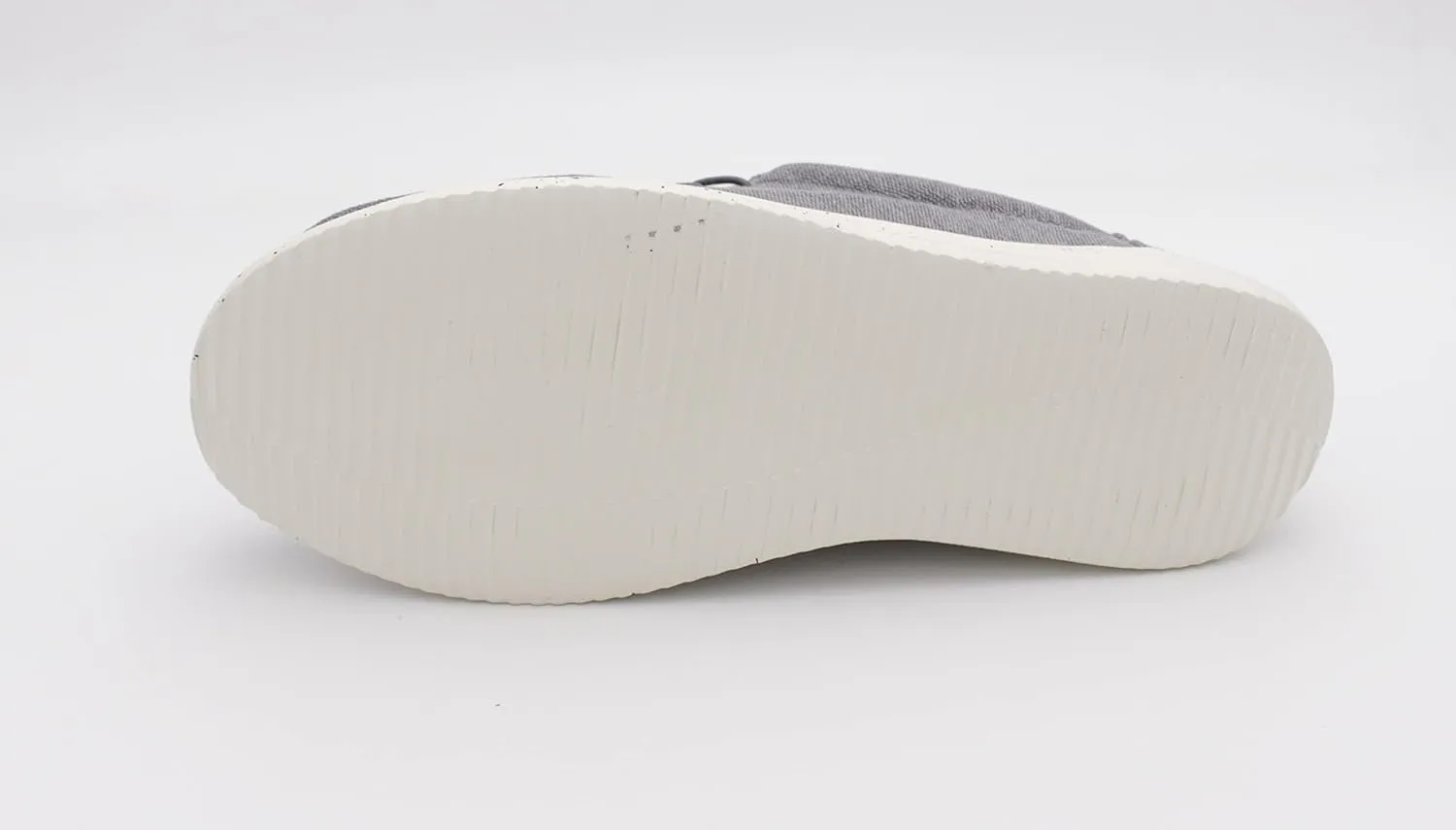 Mens Hola Canvas Upper Fashion Slip On Loafers Washed Grey