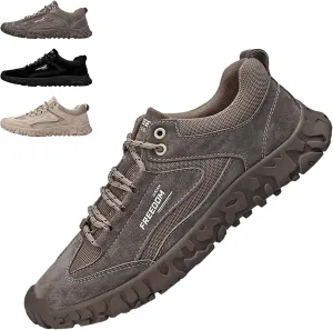 Men's Italian Handmade Suede Lace-up Casual Beck Sneakers,Fashion Lightweight Breathable Low Top Chukka Boots,Classic Outdoor Non-Slip Slip-on Sports Walking Shoes