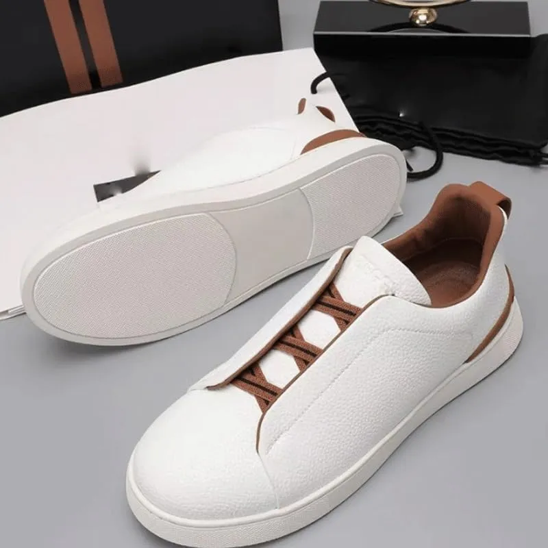 Men's Loafers Slip-On Shoes with Non-Slip Sole Casual Lightweight Slip on Walking Classic Easy-to-wear Unisex Sneakers