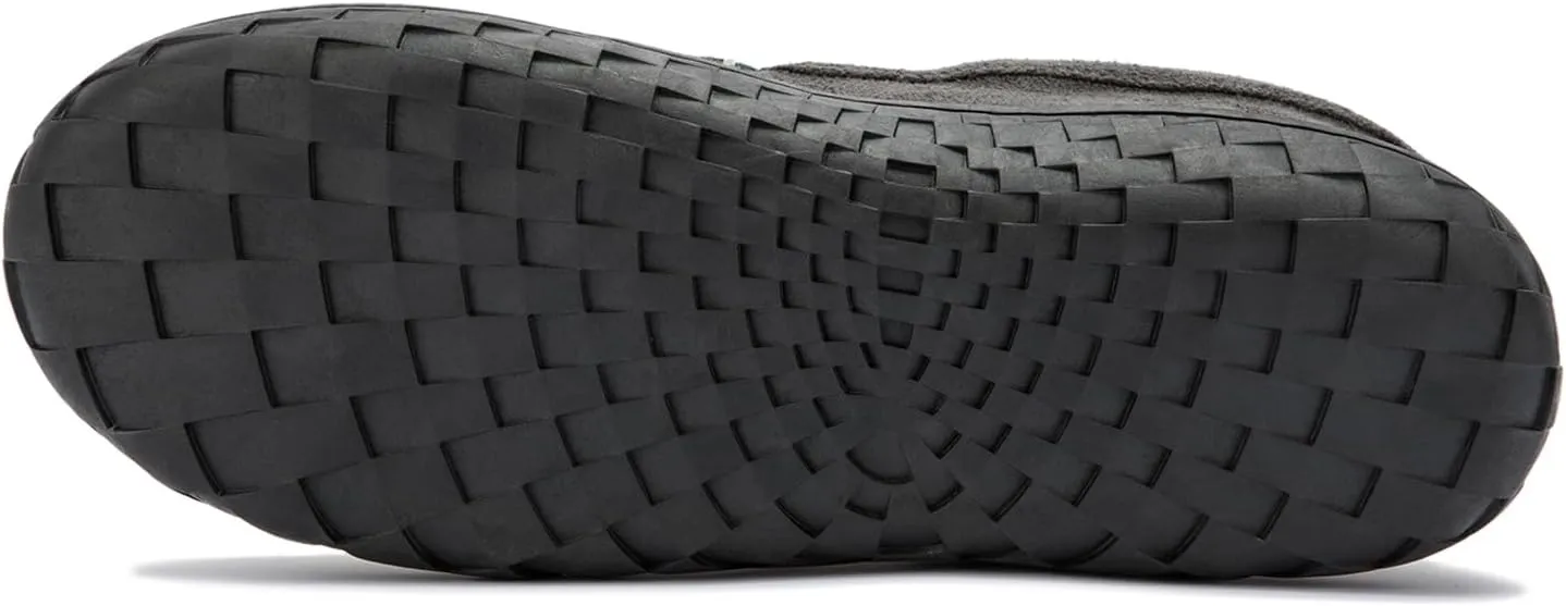Men's Moccasin Slippers Warm Memory Foam Soft Plush Lined Slip on Indoor Outdoor House Shoes