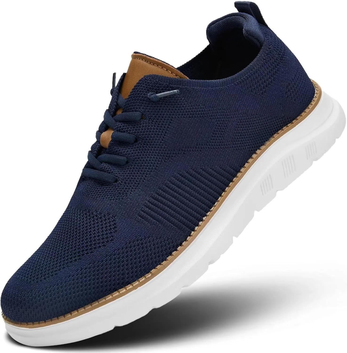 Mens Oxfords Casual Fashion Slip on Shoes Dress Business Sneakers Mesh Work Comfortable Lightweight Soft Sole