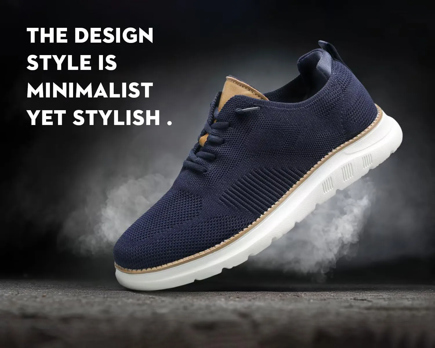 Mens Oxfords Casual Fashion Slip on Shoes Dress Business Sneakers Mesh Work Comfortable Lightweight Soft Sole