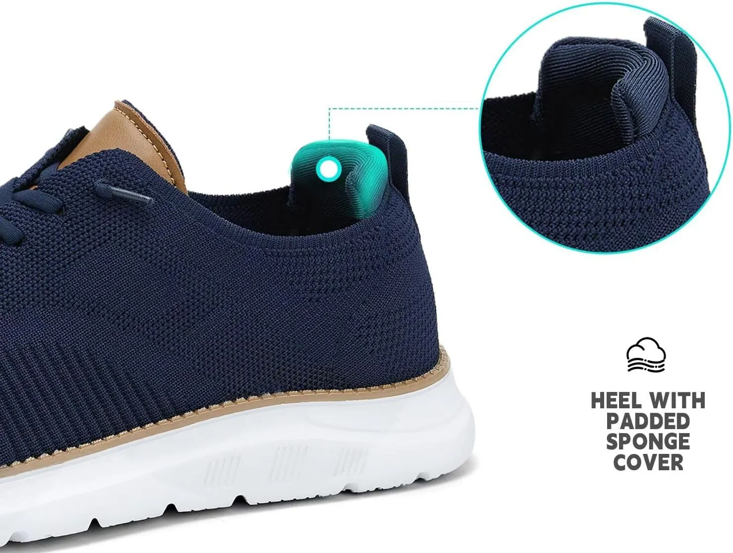 Mens Oxfords Casual Fashion Slip on Shoes Dress Business Sneakers Mesh Work Comfortable Lightweight Soft Sole