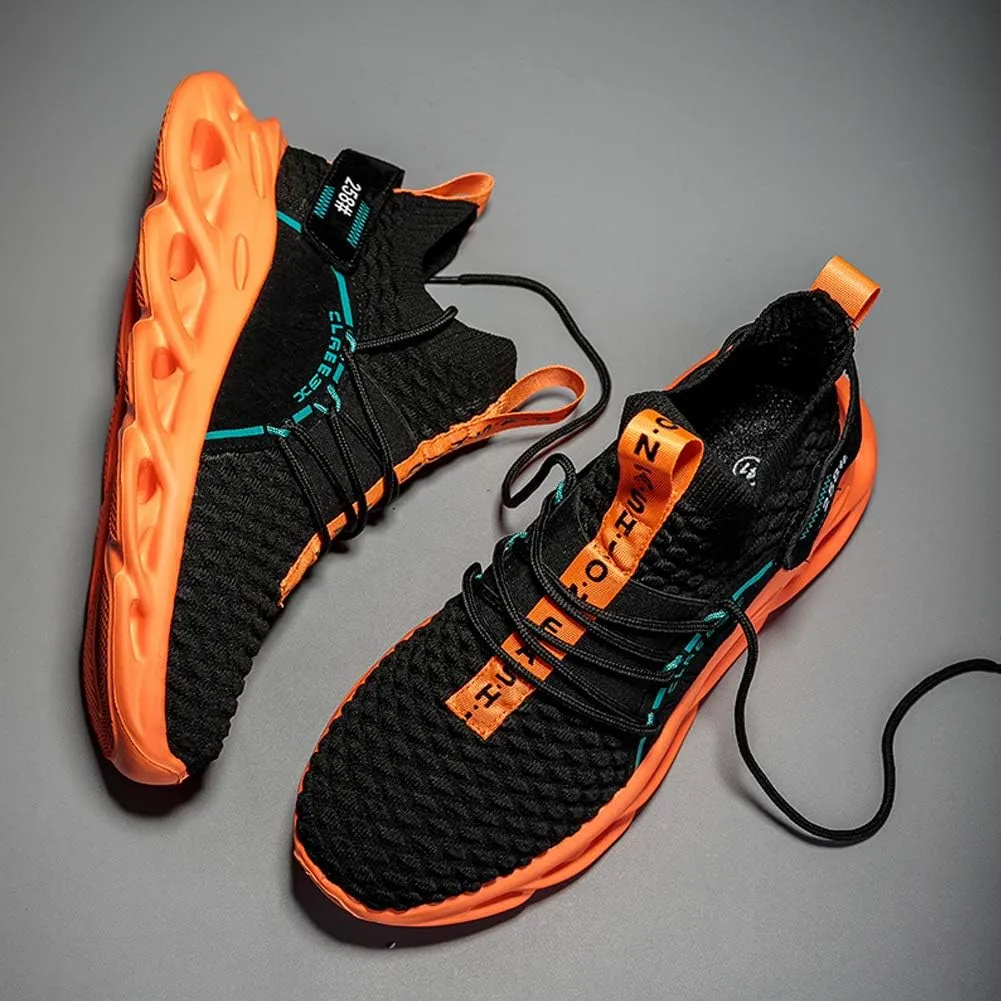 Mens Running Shoes Blade Sneakers Mesh Breathable Lightweight Tennis Walking Gym Shoes for Men