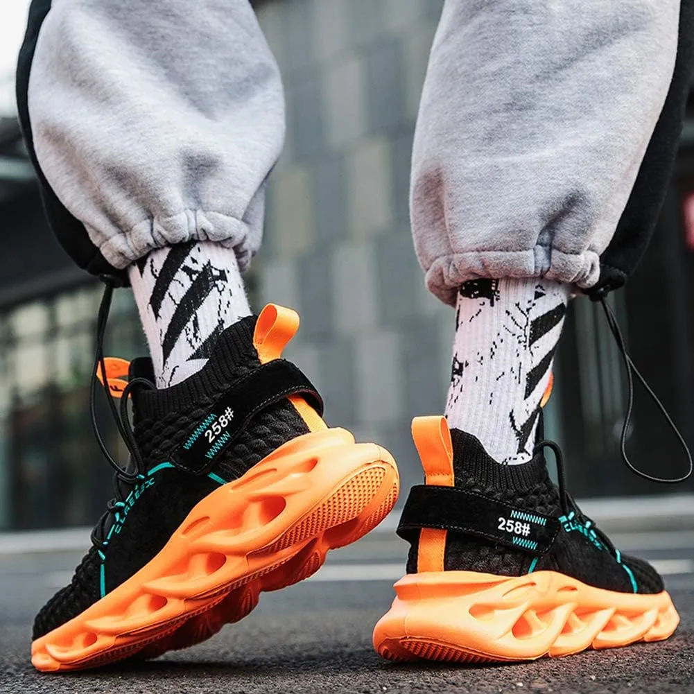 Mens Running Shoes Blade Sneakers Mesh Breathable Lightweight Tennis Walking Gym Shoes for Men