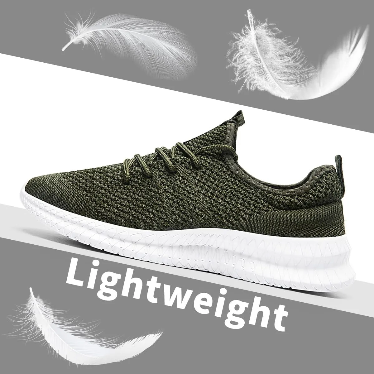 Men's Shoes Running Walking Sneakers Casual Tennis Slip on Shoes Lightweight Breathable Fashion Comfortable Workout Athletic for Shoes Gym Sport