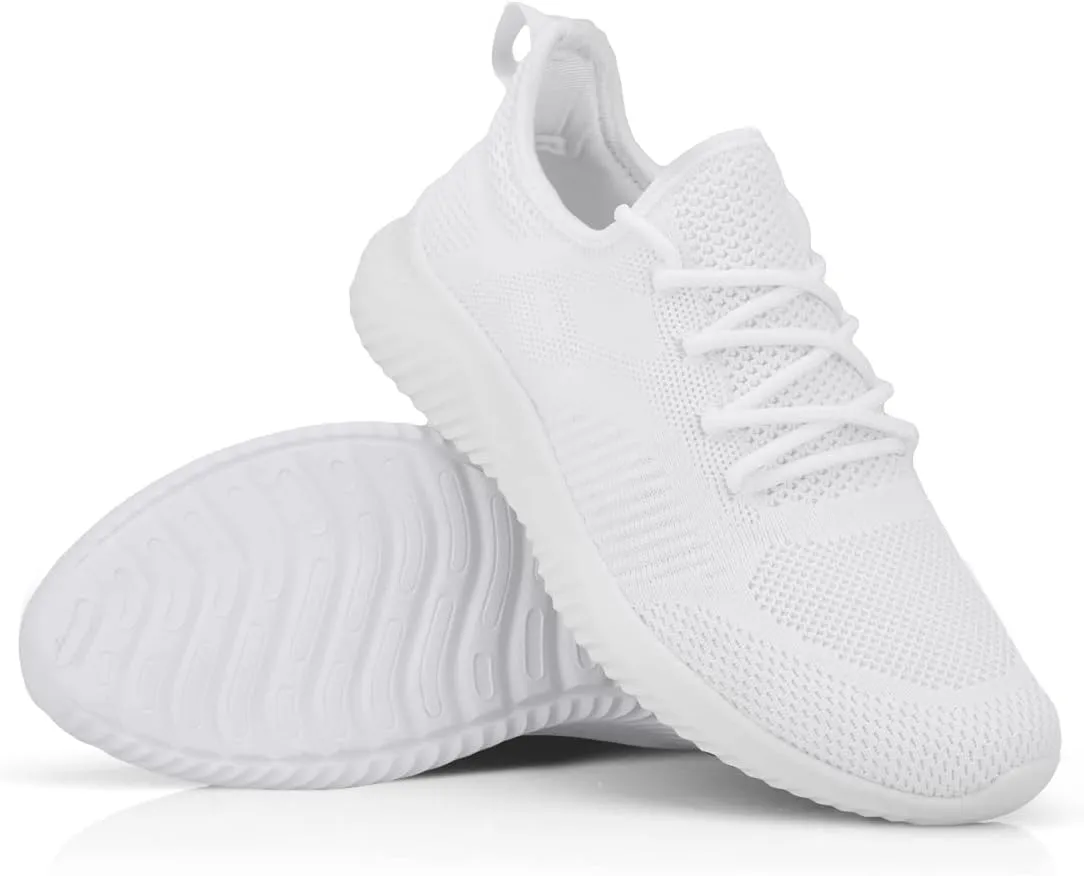 Mens Slip On Sneakers Non Slip Work Shoes Lightweight Mesh for Casual Tennis Running Walking Shoes