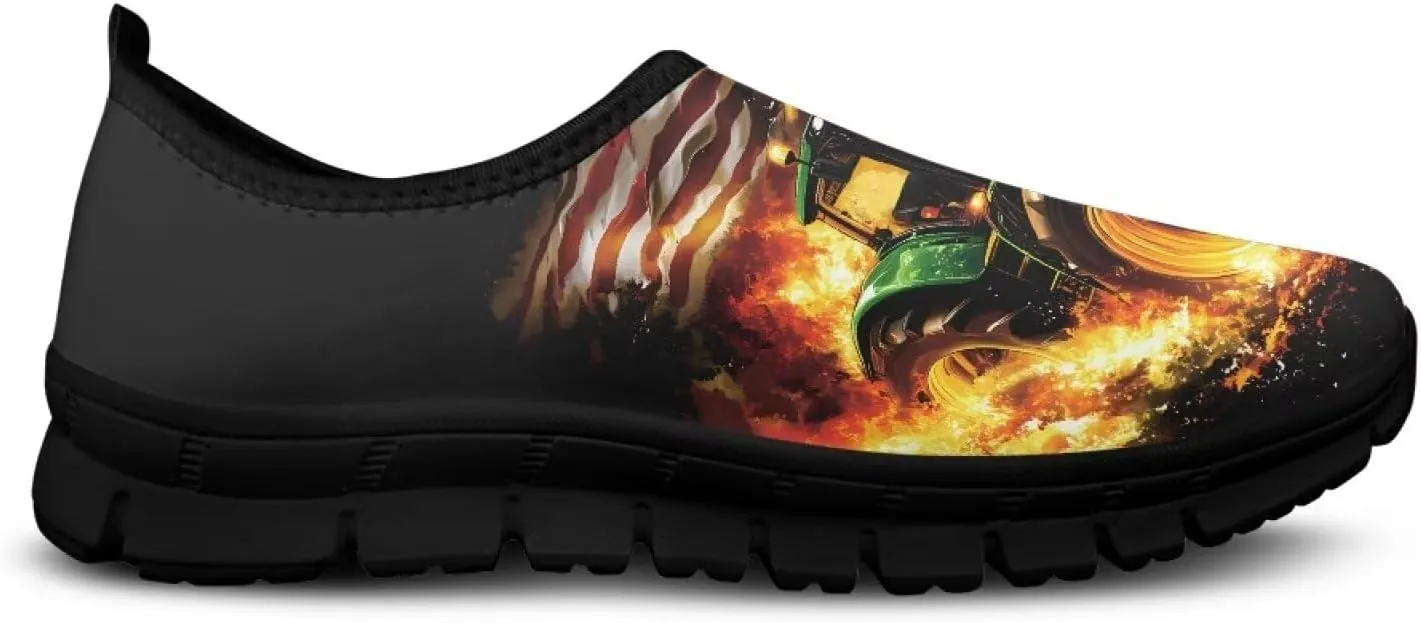 Mens Slip On Walking Shoes Lightweight Fashion Casual Shoes for Men Breathable Mesh Leisure Loafers Non Slip Soft Sneakers SizeUS 5-14