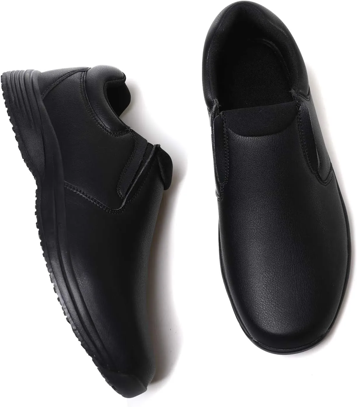 Men's Slip Resistant Work Shoes Food Service Shoes - Professional Oil Water Resistant Chef Shoes ，Suitable for Walking and Casual