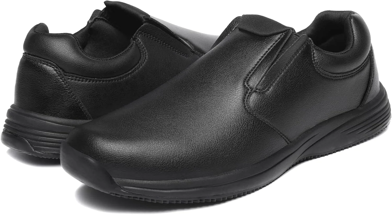 Men's Slip Resistant Work Shoes Food Service Shoes - Professional Oil Water Resistant Chef Shoes ，Suitable for Walking and Casual