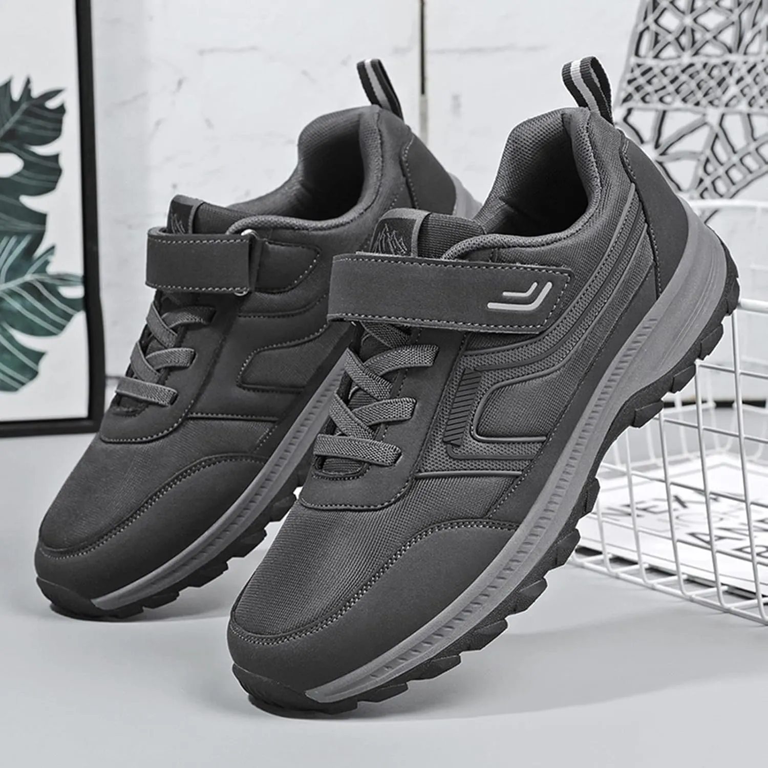 Men's Stylish Orthopedic Sneakers Casual Sneaker Mesh Breathable Walking Shoe Breathable Lace Up Shoes for Men