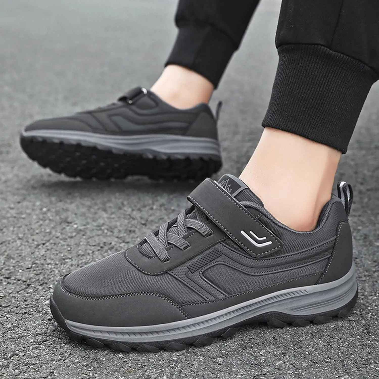 Men's Stylish Orthopedic Sneakers Casual Sneaker Mesh Breathable Walking Shoe Breathable Lace Up Shoes for Men