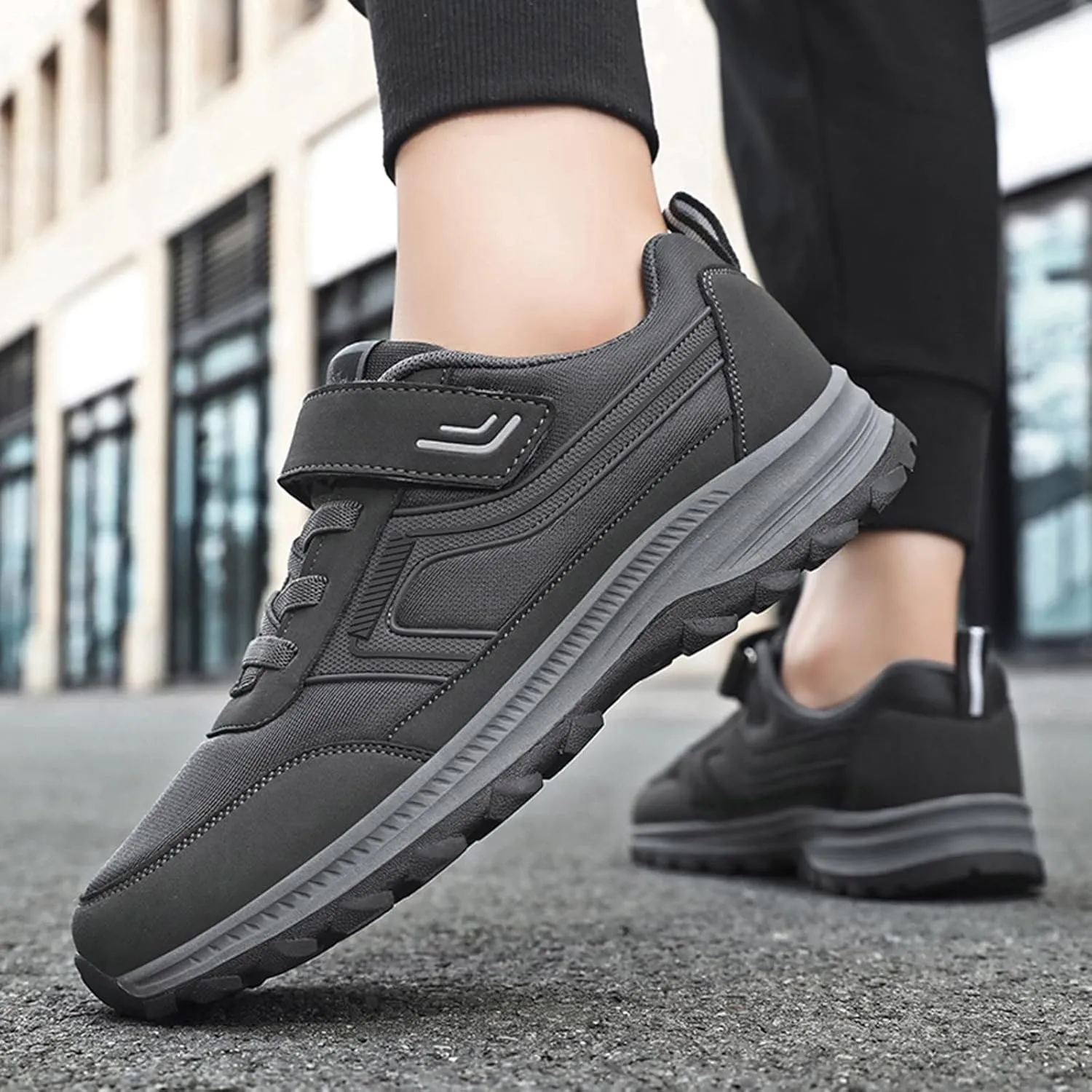 Men's Stylish Orthopedic Sneakers Casual Sneaker Mesh Breathable Walking Shoe Breathable Lace Up Shoes for Men