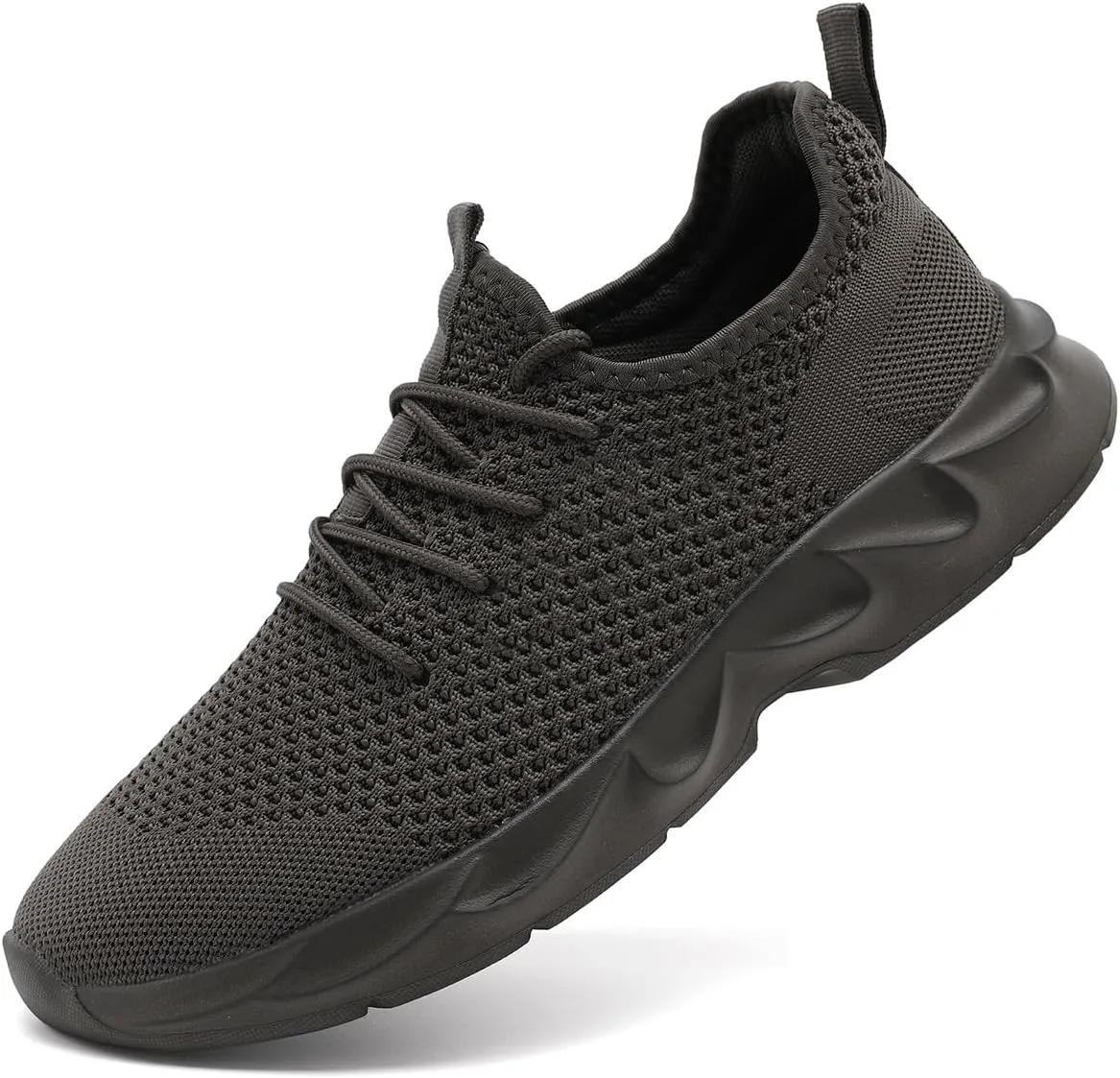 Mens Walking Shoes Slip On Tennis Non Slip Sneakers Outdoor Running Sports Trainers Breathable Tennis Casual Shoes