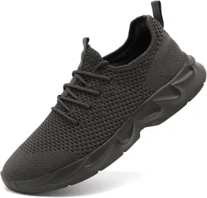 Mens Walking Shoes Slip On Tennis Non Slip Sneakers Outdoor Running Sports Trainers Breathable Tennis Casual Shoes