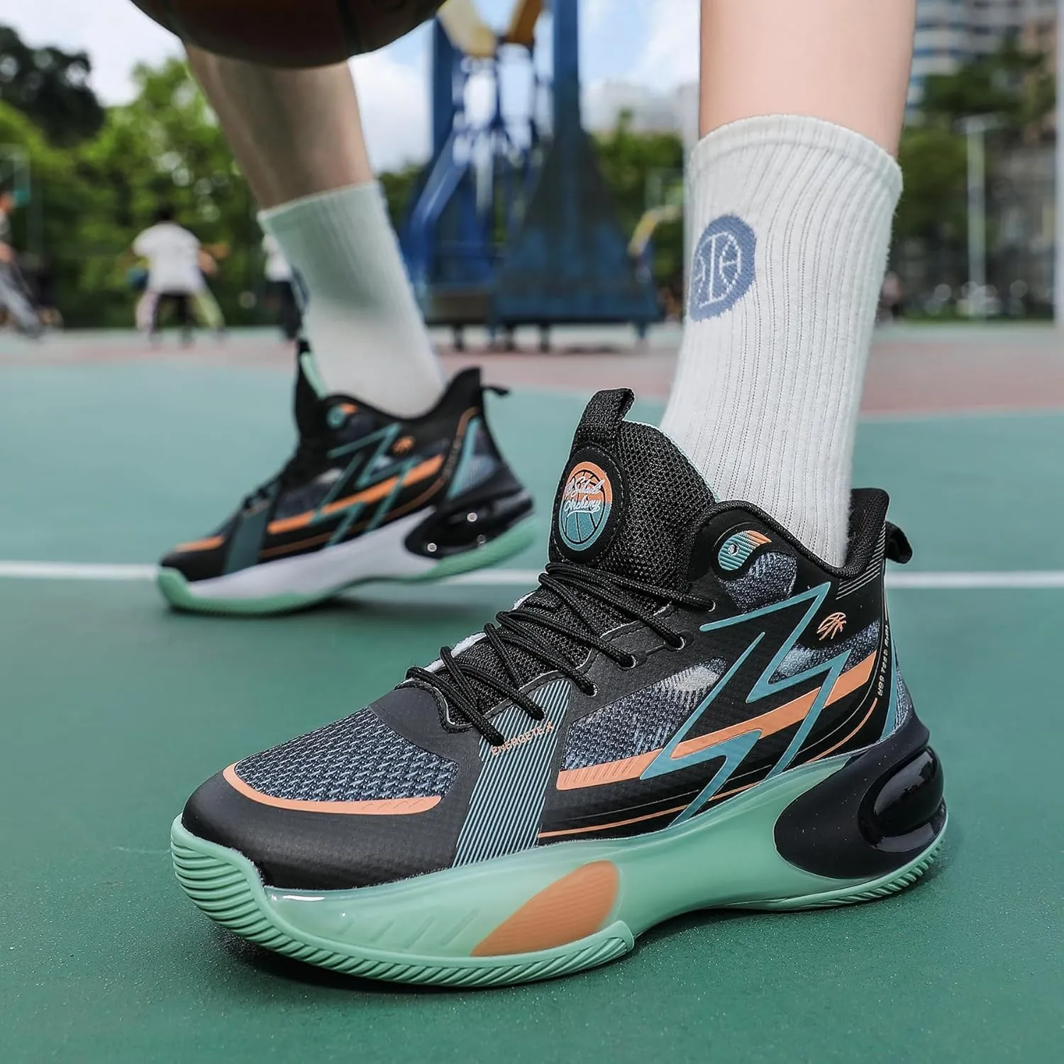 Mens Womens Basketball Shoes Fashion Breathable Sneakers Athletic Lightweight Non Slip Volleyball Outdoor Shoe