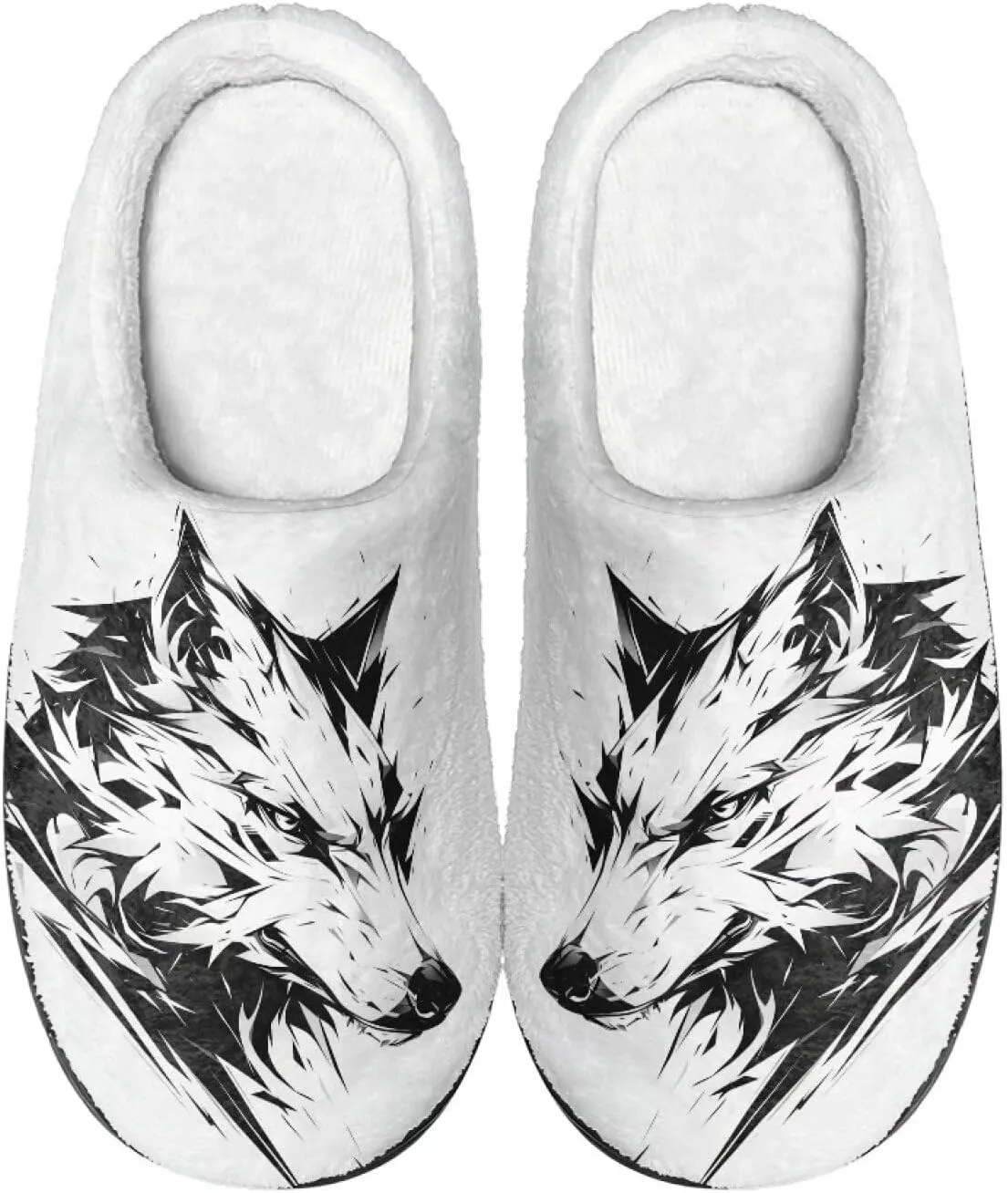 Men's Women's Non-slip Slippers, Flannel Warm Soft Cozy Slippers, House Bedroom Indoor/Outdoor Warm Shoes, Size 2-12