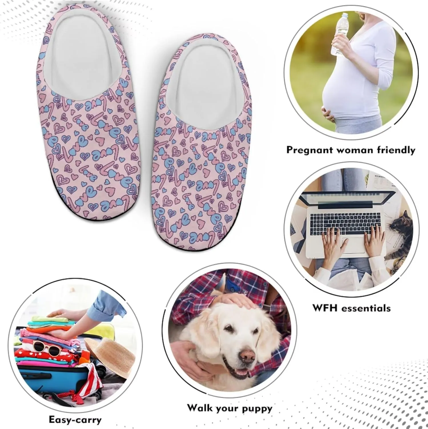 Men's Women's Non-slip Slippers, Flannel Warm Soft Cozy Slippers, House Bedroom Indoor/Outdoor Warm Shoes, Size 2-12