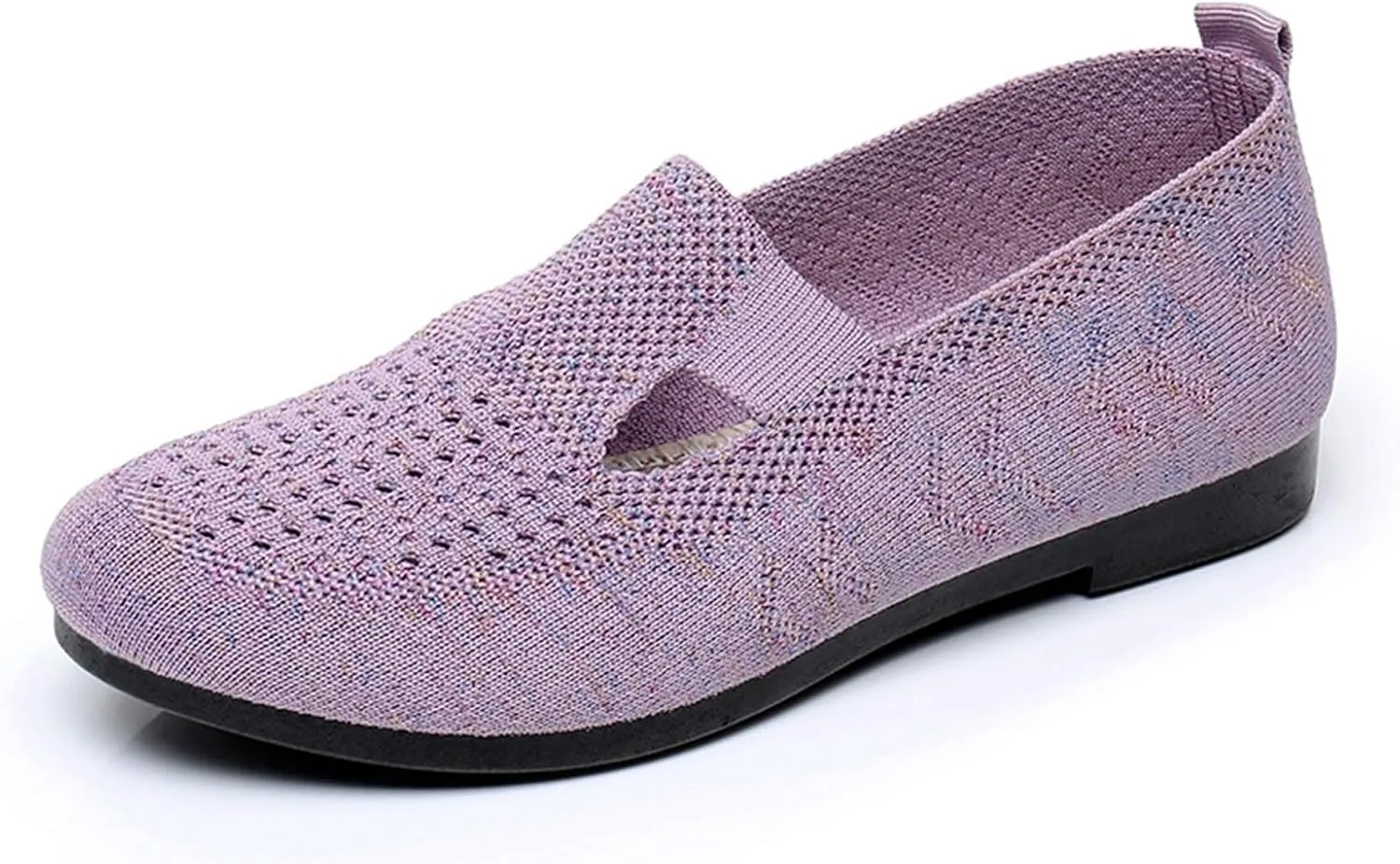 Mesh Breathable Slip-On Loafers for Women Soft Sole Non-Slip Orthotic Flat Trainers