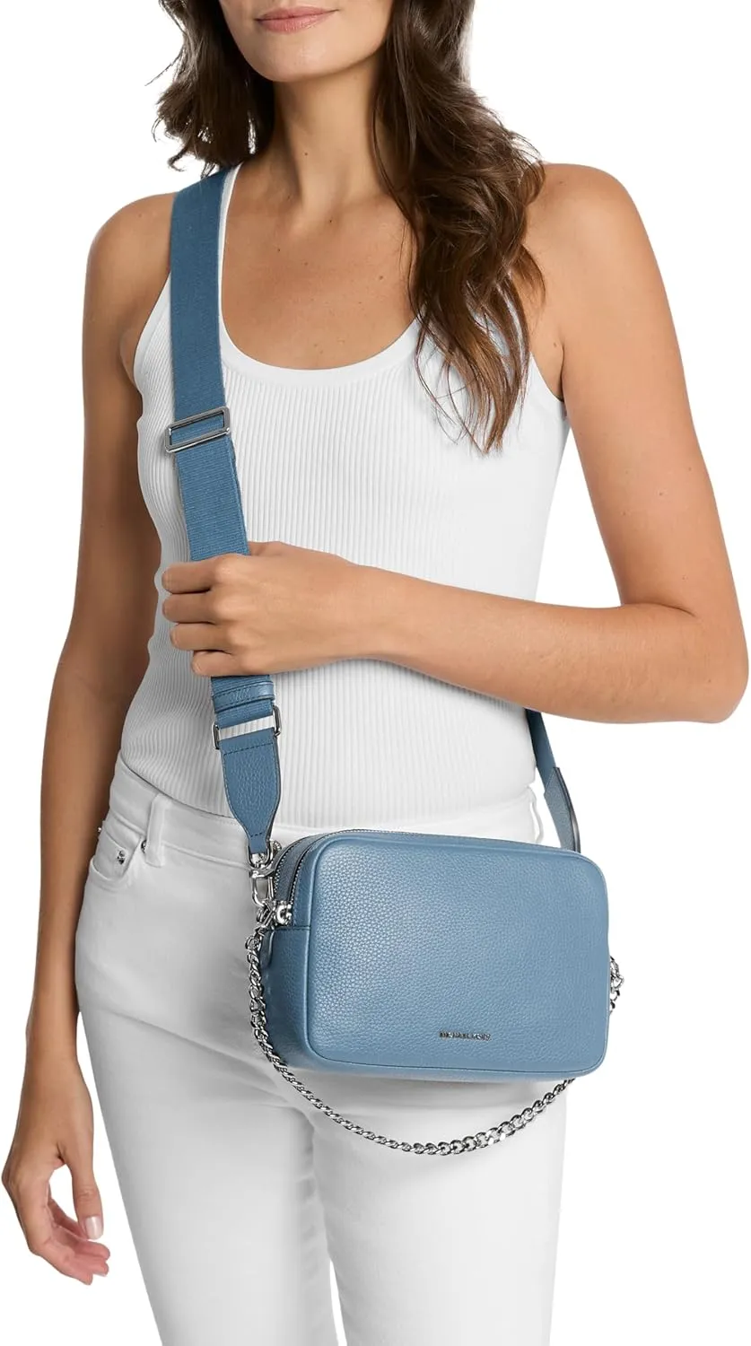 Michael Kors Bryant Medium Double Zip Chain Camera Crossbody Bag