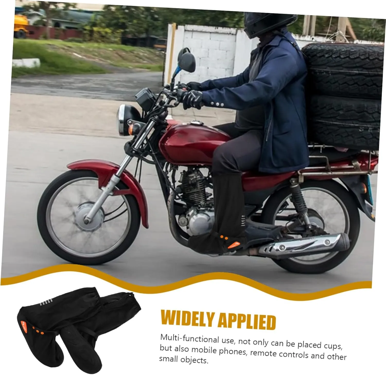 Mikikit Rainproof Shoe Cover Motorcycle Shoes Cover Snow Ski Shoe Covers Rain Protection for Shoes Shoe Rain
