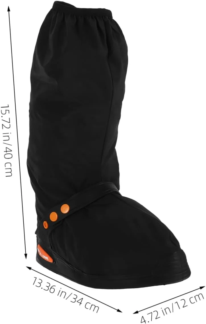 Mikikit Rainproof Shoe Cover Motorcycle Shoes Cover Snow Ski Shoe Covers Rain Protection for Shoes Shoe Rain