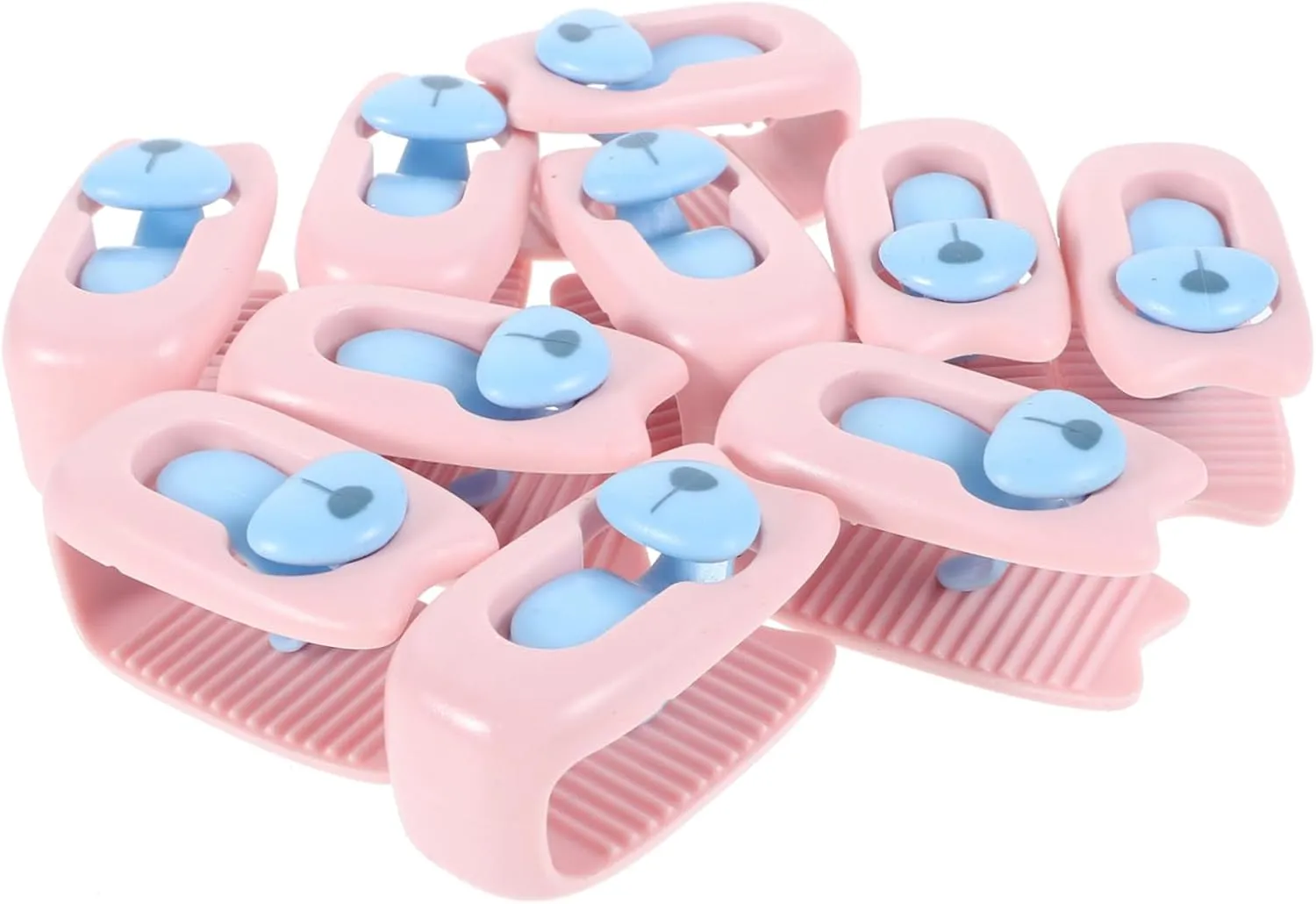 Mikinona Bed Sheet Fixing Clips 10pcs Quilt Fixer Anti-Slip Bedding Grippers Invisible Quilt Grippers