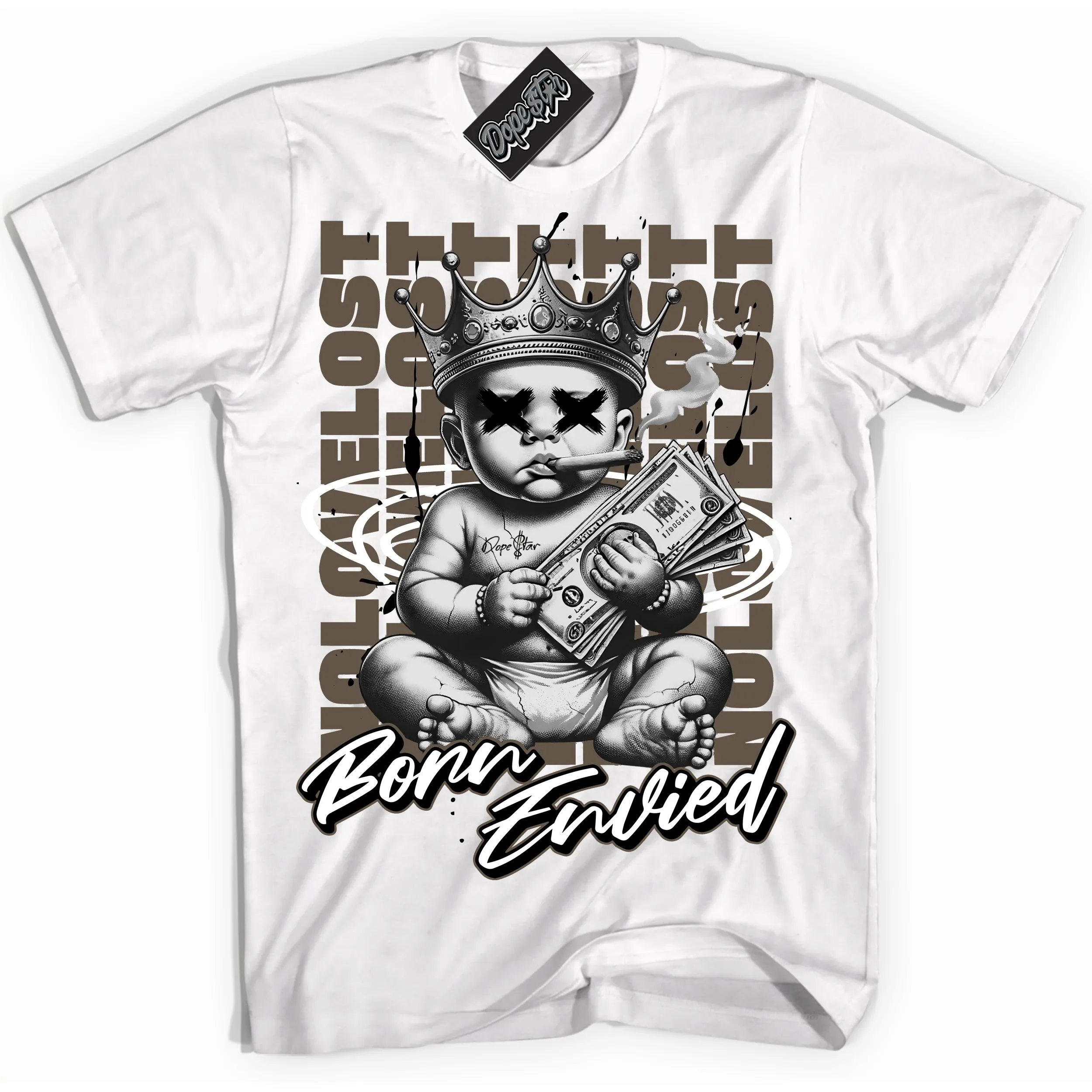 Mocha Palomino 1s Sneaker Shirt Born Envied Graphic
