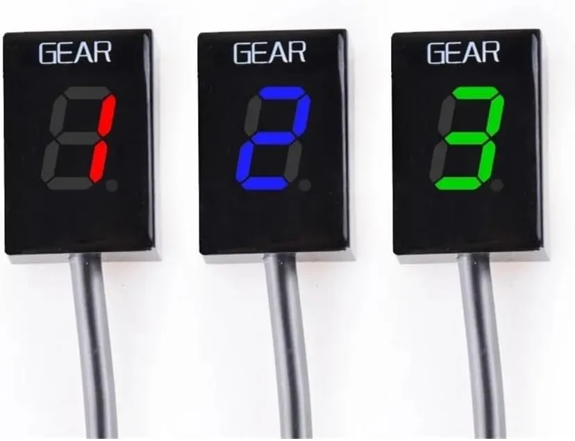 Motorcycle Gear Display Indicator for Daelim All with Digital Trip/ODO All Years Motorcycle 1-6 Level Gear Indicator Digital Gear Meter