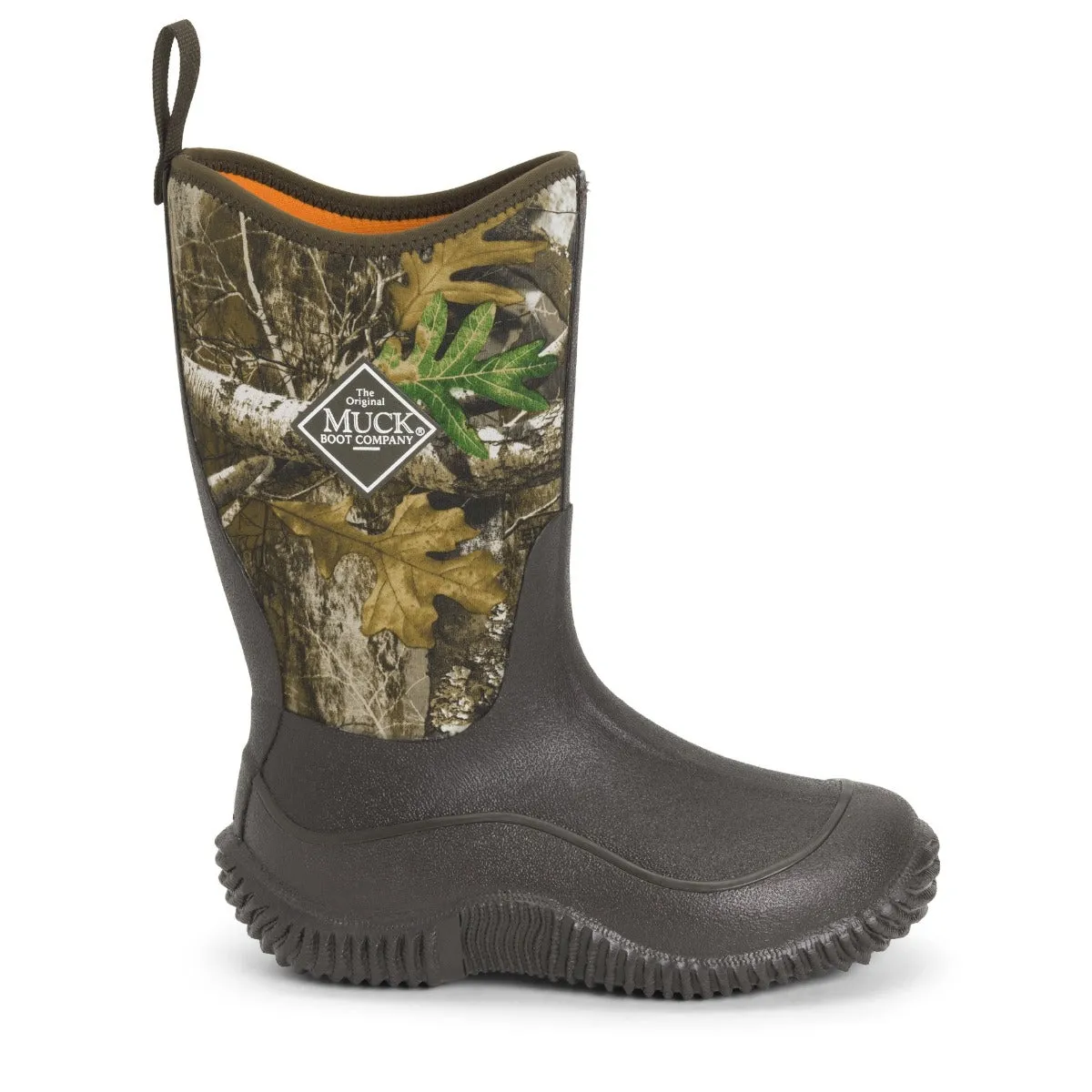 Muck Brown/Realtree Edge Hale Kids Tall Waterproof Boots KBH