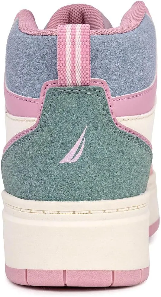 Nautica Kids Sneaker: Lace-Up Fashion Shoe with Boot-Like High Top Design for Boys and Girls (Big Kid/Little Kid Sizes) - Horizon