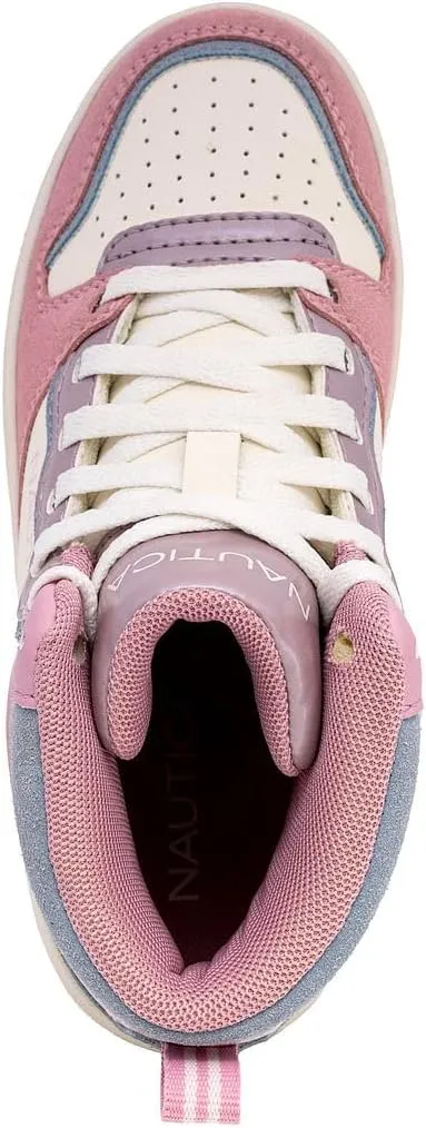 Nautica Kids Sneaker: Lace-Up Fashion Shoe with Boot-Like High Top Design for Boys and Girls (Big Kid/Little Kid Sizes) - Horizon