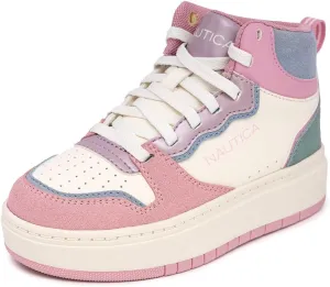 Nautica Kids Sneaker: Lace-Up Fashion Shoe with Boot-Like High Top Design for Boys and Girls (Big Kid/Little Kid Sizes) - Horizon