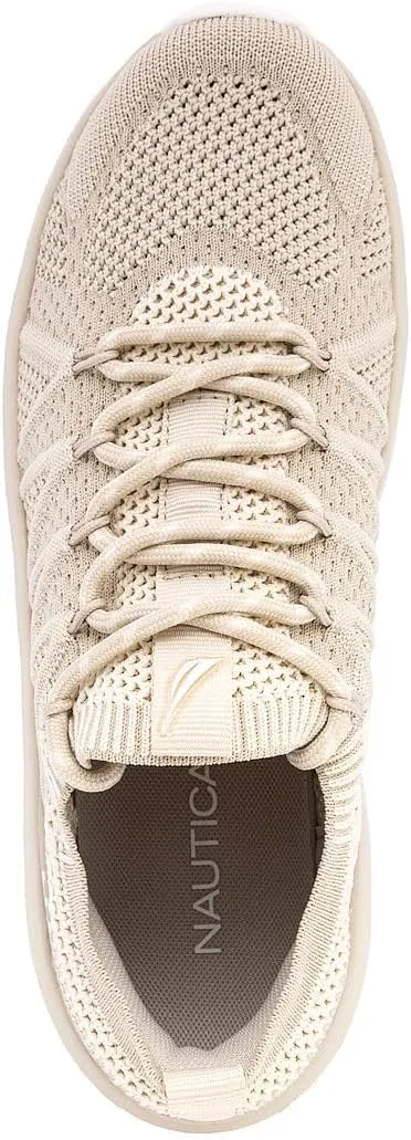 Nautica Women's Fashion Sneaker Lace-Up Running Shoe Casual Max Cushioning Walking Tennis Sneaker