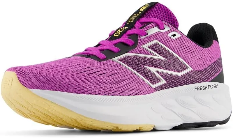 New Balance Women's Fresh Foam 520 V9 Running Shoe, Passion Fruit/Clementine/Black, 10.5 Wide