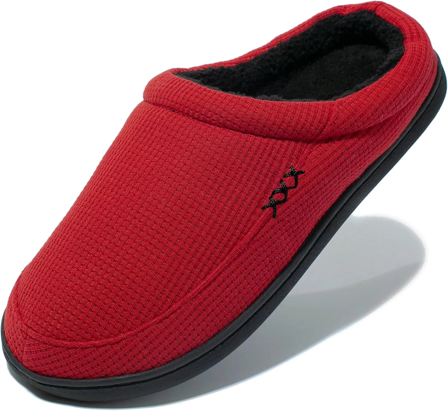 NewDenBer Men's Cozy Memory Foam Slippers Soft Slip on Indoor Outdoor Clog House Shoes