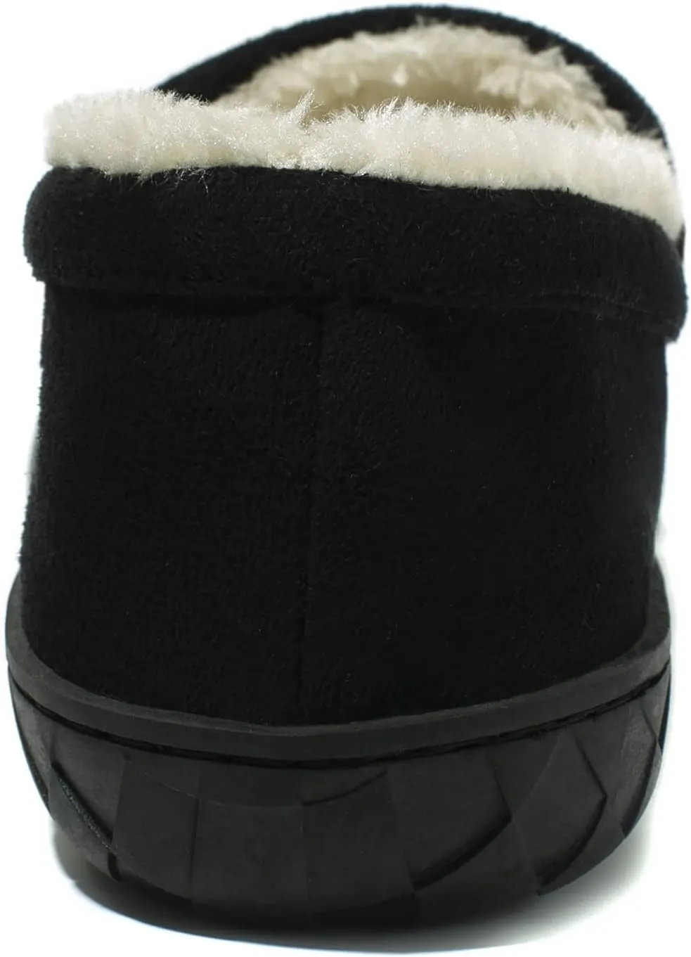 NewDenBer Men's Moccasin Slippers Warm Memory Foam Suede Soft Plush Lined Slip on Indoor Outdoor House Shoes