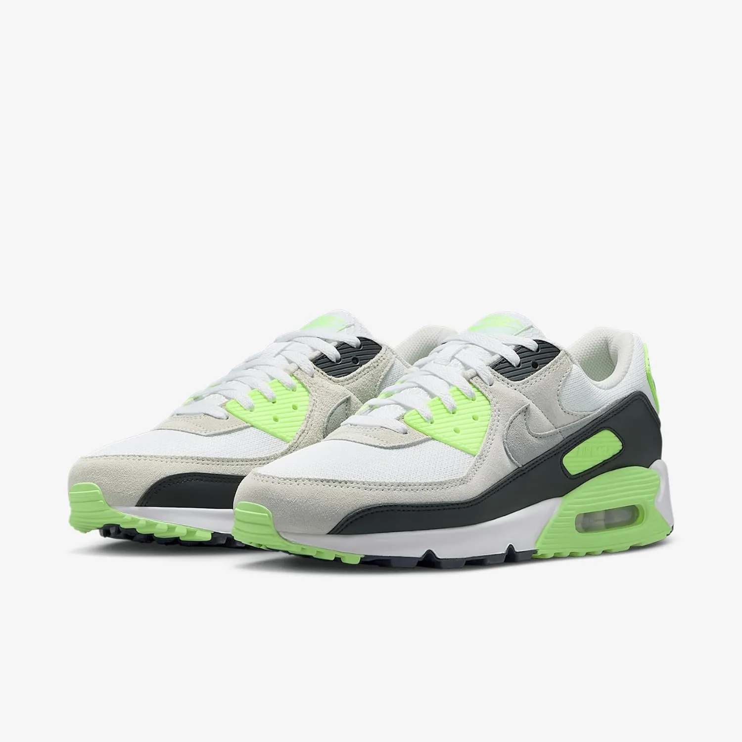 Nike Air Max 90 Men's Shoes (White/Light Bone/Neutral Olive/Cave Stone)