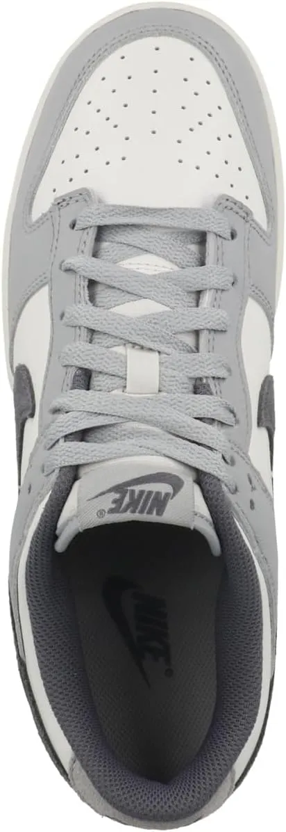 Nike Men's Dunk Low Retro SE Sneakers, White/Light Carbon/Platinum, Size 15