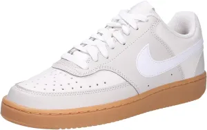 Nike Women's Court Vision Low Sneaker, Light Bone/White/Phantom/Gum Yellow, 9