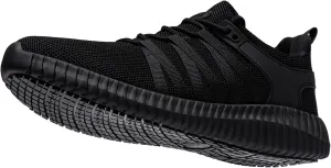Non Slip Work Shoes for Women Food Service Lightweight Waterproof Kitchen Chef Shoe Restaurant Walking Sneakers Nursing Slip Resistant Footwear, Black