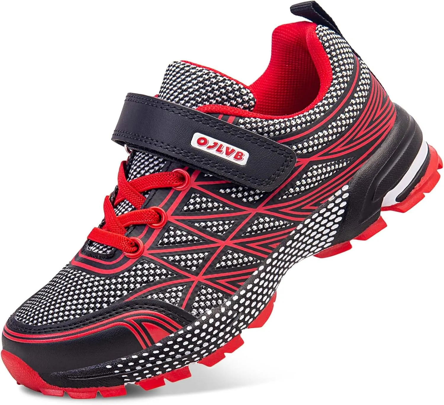 OJLVB Boys Girls Sneakers, Kids Tennis Running Shoes, Athletic Walking Gym Trail Shoe Breathable Lightweight