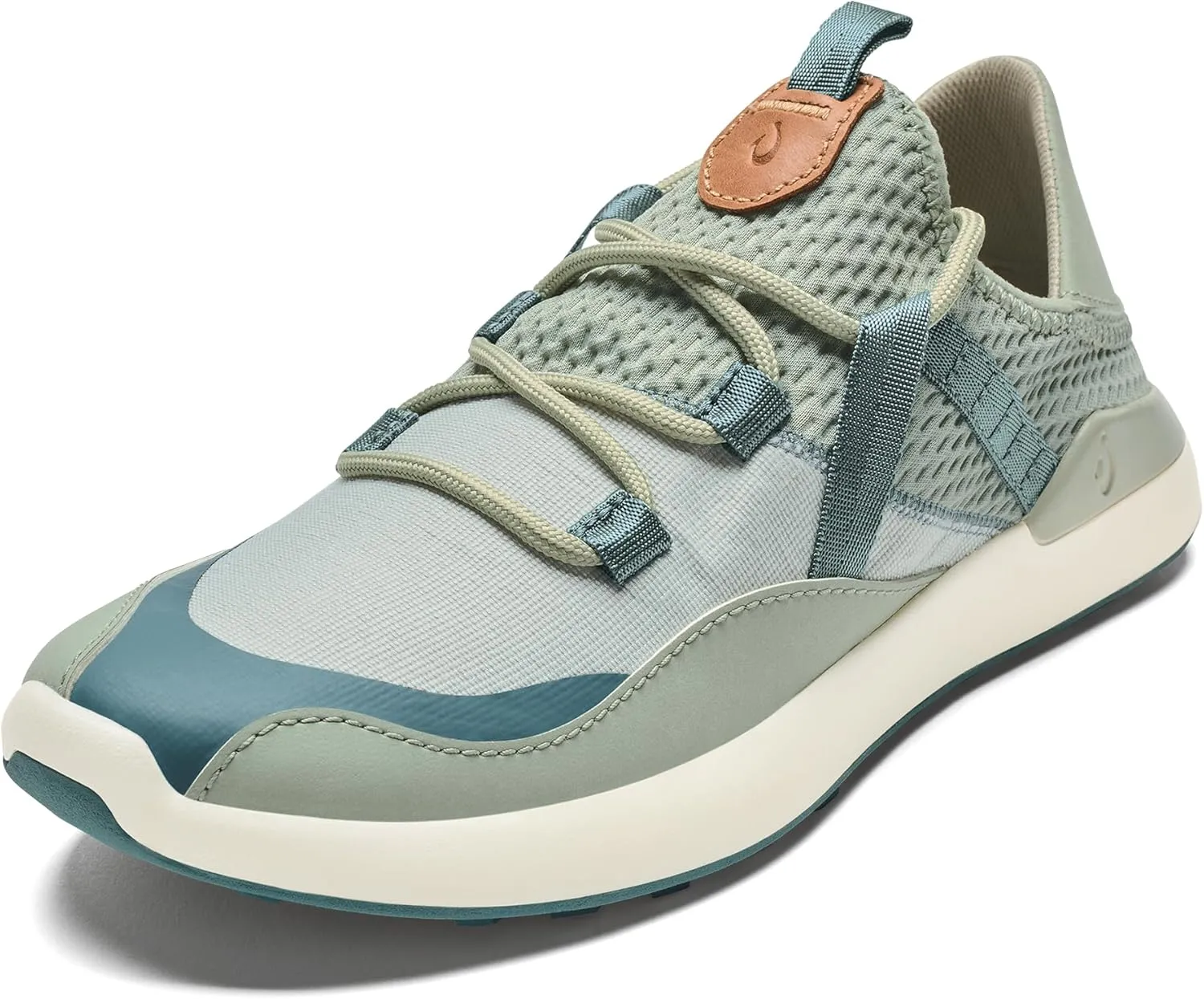 OLUKAI Kawela Women's Golf Shoes, Spikeless Golf Shoes, Water & Stain Resistant, Leather Details, Easy Slip On, All-Day Comfort & Lightweight