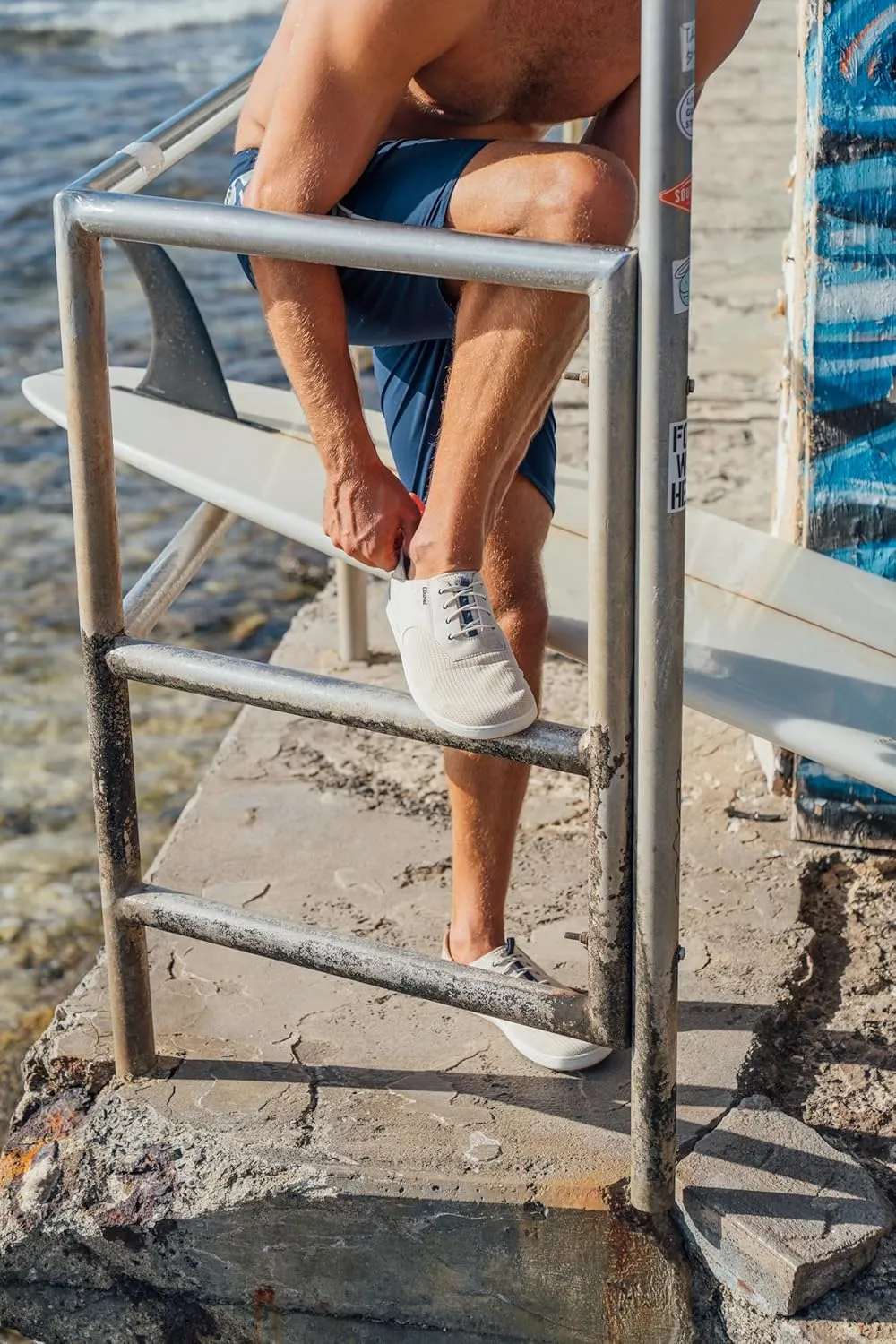 OLUKAI Nohea Moku Men's No Tie Boat Shoes, Breathable & Quick Dry Mesh, Effortless Design & Barefoot Wearability, All-Day Comfort & Support