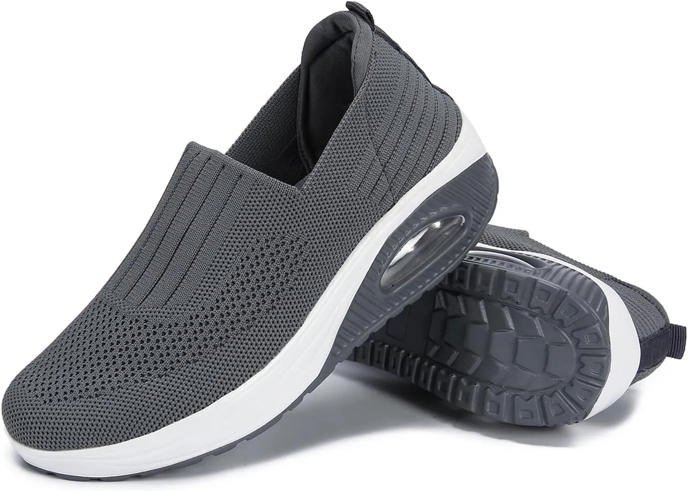 Orthopedic Sneakers for Women New Air Cushion Slip on Walking Shoes Arch Support Lightweight Wedge Walking Sneakers