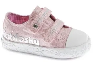 Pablosky Girls Velcro Canvas Shoe 961670