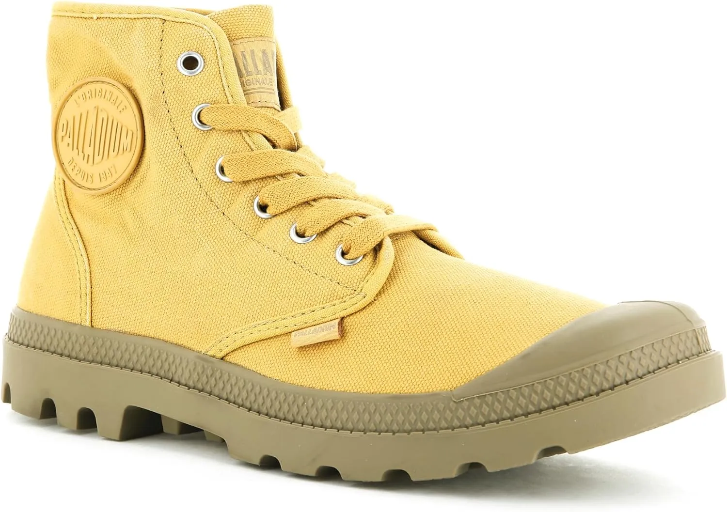 Palladium Women's Pampa Hi Boot, Vegan Canvas Lace Up Boot